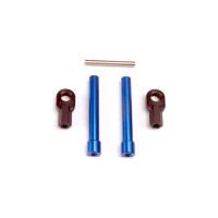 Pótalkatrész 1:8 Traxxas RC modellautókhoz: gömbcsuklók, alumínium kormánykarok 3x25mm rúddal.