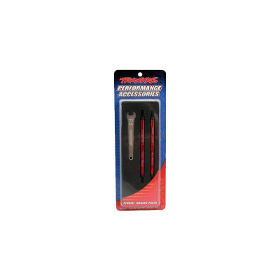 E-Maxx - tyč závěsu 112mm hliník šedý (2)