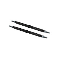 Pótalkatrész Traxxas E-Maxx RC autó modellekhez: csatlakozó 124mm alumínium fekete (2 db).