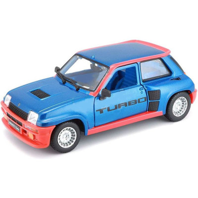 Bburago Renault 5 Turbo 1:24 modrá