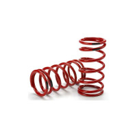 Lengéscsillapító rugó (2db) piros GTR közepes merevségű 4,4 N/mm, 2 mm-es huzal, 4,8-as menet, fekete jelölés.