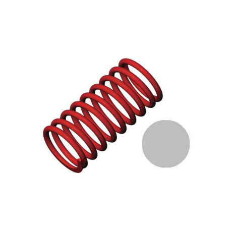 Pružina tlumiče GTR tuhost 4.9N/mm stříbrná (2)