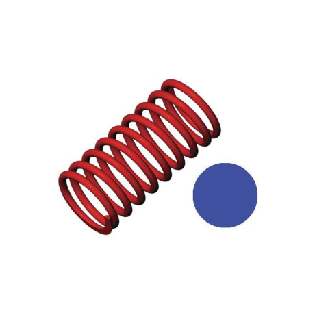 Pružina tlumiče GTR tuhost 5.9N/mm modrá (2)
