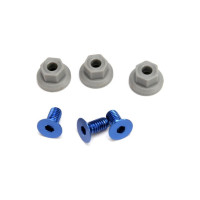 Traxxas szárnycsavar Allen fejű M4 x 8 mm. A csomag 3 csavart és 3 anyát tartalmaz M4 nejlon.