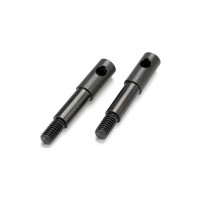 Pótalkatrész RC modellautókhoz Traxxas Nitro Jato 1:10 TQi: első keréktengely acél (2 db).