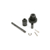 Átalakító készlet egy kétfokozatú sebességváltó átalakításához egyfokozatú Traxxas Jato váltóvá (a versenyszabályoknak való megfelelés érdekében).