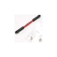 Állítható 58 mm-es felfüggesztő rúd végsapkákkal Traxxas Jato 1:10 RC autó modellekhez. A csomag 1 darabot tartalmaz.