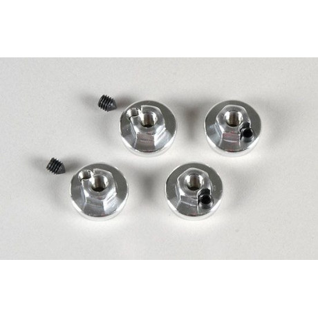 Matky kol M6, s zámkem, 4 ks.