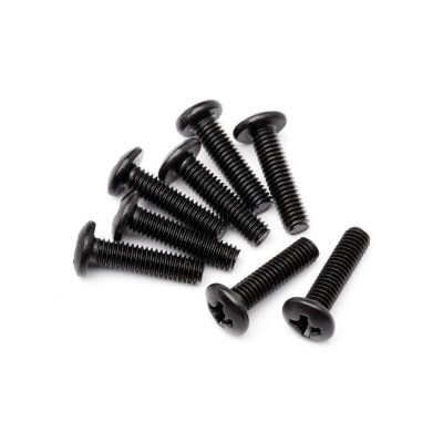 Šroub s půlkulatou hlavou M3x12 (8 ks)