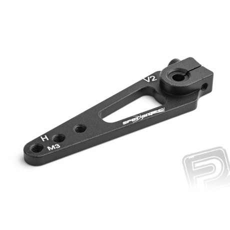 Servo páka 44,5mm 24zubů (černá), pro serva H