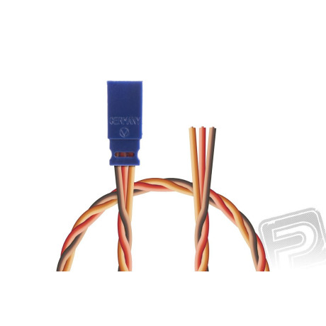 Servokabel 300mm, JR 0,50qmm kroucený silikonkabel, 1 ks. (protikus)