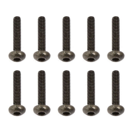 Šrouby, M2x10mm s půlkulatou imbusouvou hlavou