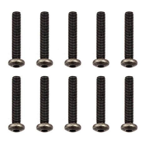 Šrouby, M2,5x14mm s půlkulatou imbusouvou hlavou