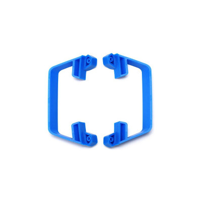 Slash 1/10 2WD: Boční nárazníky LCG šasi modré