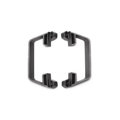 Slash 1/10 2WD: Boční nárazníky LCG šasi šedé