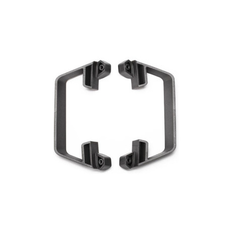 Slash 1/10 2WD: Boční nárazníky LCG šasi šedé