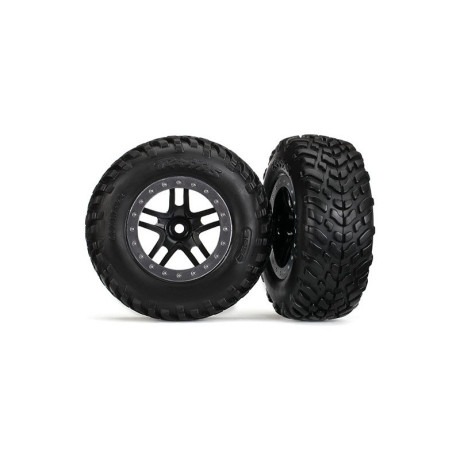 Kolo přední 2.2/3.0" SCT Split-Spoke černé, S1 (2)