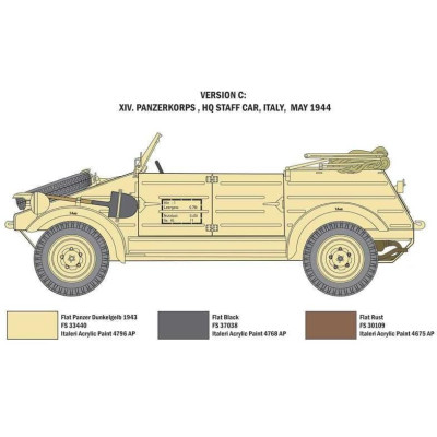 Model Kit military 7405 - Kdf.1 Typ 82 Kübelwagen (1:9)