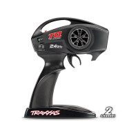 Kétcsatornás pisztolytávirányító Traxxas TQ 2.4 GHz a Traxxas modellekhez. A távirányító csak a háromcsatornás TRA6519 vevővel kompatibilis! Ezzel a távirányítóval  az egyes csatornákon csupán a reverz-ek állítható be..