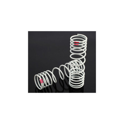 Pružina tlumiče zadní progresivní +10% růžová (2)