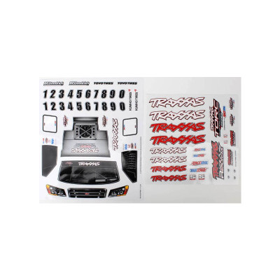 Slash 1:16 - samolepky 4WD truck team