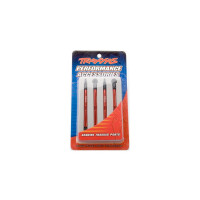 Pótalkatrész Traxxas 1:16-os RC modellautókhoz: alumínium állítható összekötő rúd piros (4db).