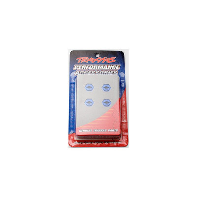 Traxxas - hliníkový náboj kola modrý (4)