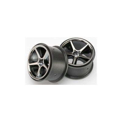 Disk kola univ. 2.2" Geminy chrom/černý (2)