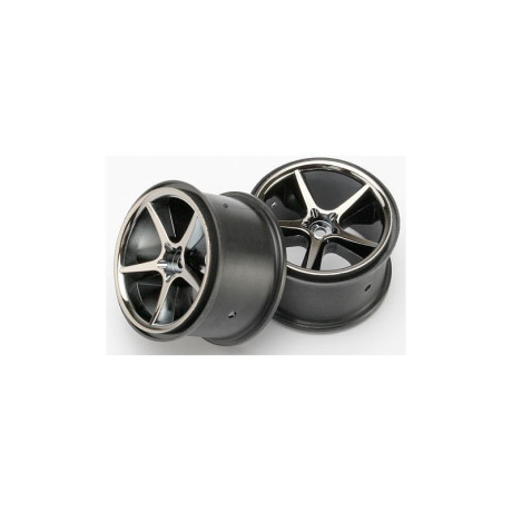 Disk kola univ. 2.2" Geminy chrom/černý (2)