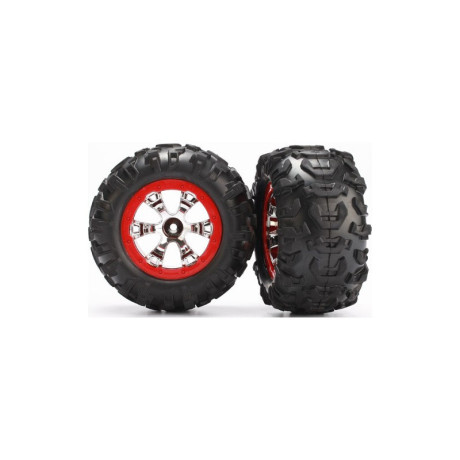 Kolo univ. Canyon 2.2", chromově červený disk (2)