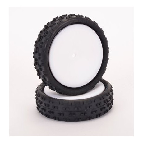 Schumacher 1/10 CUT STAGGER nalepená - směs žlutá/yellow - přední (2wd)