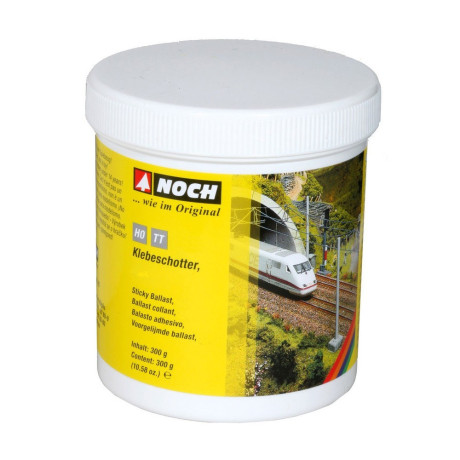 Štěrk s lepidlem "Sticky ballast" - hnědý 300g