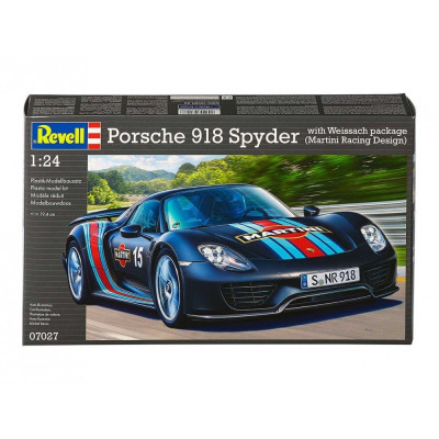 Plastic ModelKit auto 07027 - Porsche 918 Spyder "Weissach Sport Version" (1:24)