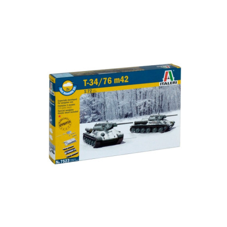 Fast Assembly tanky 7523 - T 34 / 76 m42 (1:72)