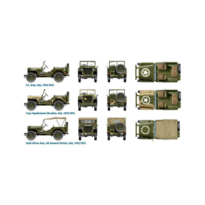 Fast Assembly military 7506 - 1/4 Ton 4x4 TRUCK (1:72)