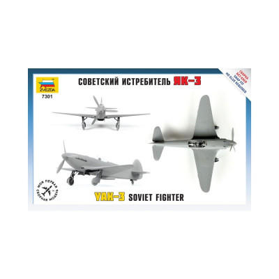 Snap Kit letadlo 7301 - Yak-3 Soviet Fighter (1:72)