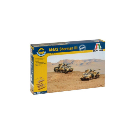 Fast Assembly tanky 7511 - M4A2 SHERMAN III (1:72)