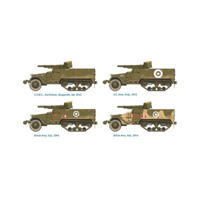 Fast Assembly military 7510 - M3 75mm HALF TRACK (1:72)