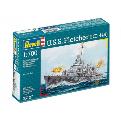 Plastic ModelKit loď 05127 - U.S.S. Fletcher (DD-445) (1:700)