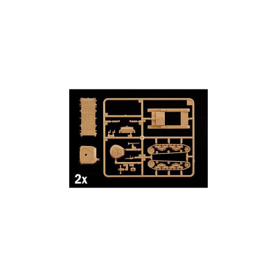 Fast Assembly tanky 7517 - Carro Armato M13/40 (1:72)