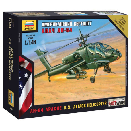 Wargames (HW) vrtulník 7408 - AH-64 Apache Helicopter (1:144)