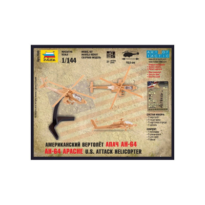 Wargames (HW) vrtulník 7408 - AH-64 Apache Helicopter (1:144)