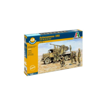 Fast Assembly military 7508 - Autocannon Ro3 with 90/53 AA gun (1:72)