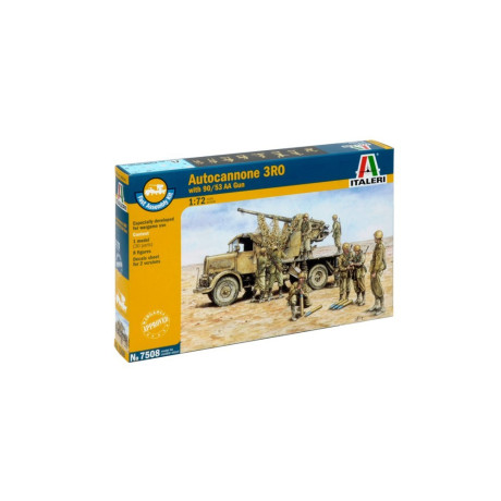 Fast Assembly military 7508 - Autocannon Ro3 with 90/53 AA gun (1:72)