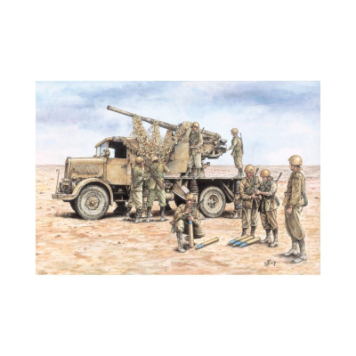 Fast Assembly military 7508 - Autocannon Ro3 with 90/53 AA gun (1:72)