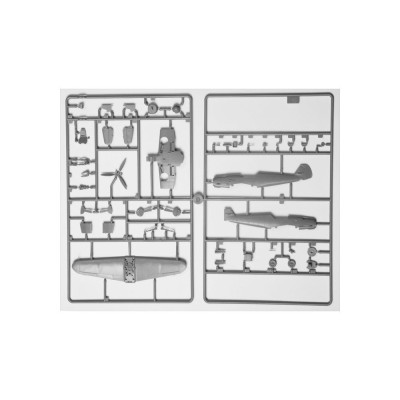 Snap Kit letadlo 7302 - Messerschmitt B-109 F2 (1:72)