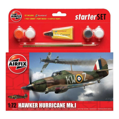 Starter Set letadlo A55111 - Hawker Hurricane Mk1 (1:72)