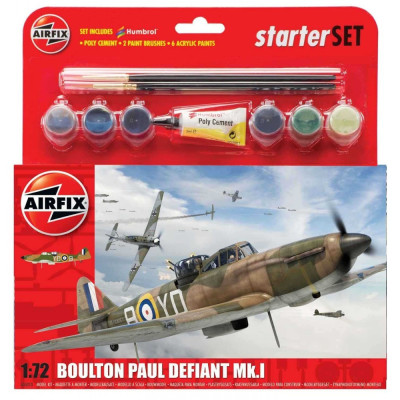 Starter Set letadlo A55213 - Starter Set Boulton Paul Defiant (1:72) - nová forma