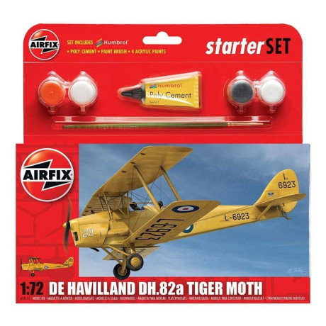 Starter Set letadlo A55115 - de Havilland D.H.82a Tiger Moth (1:72)