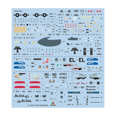 Model Kit letadlo 1376 - A-10 A/C THUNDERBOLT ll - GULF WAR(1:72)